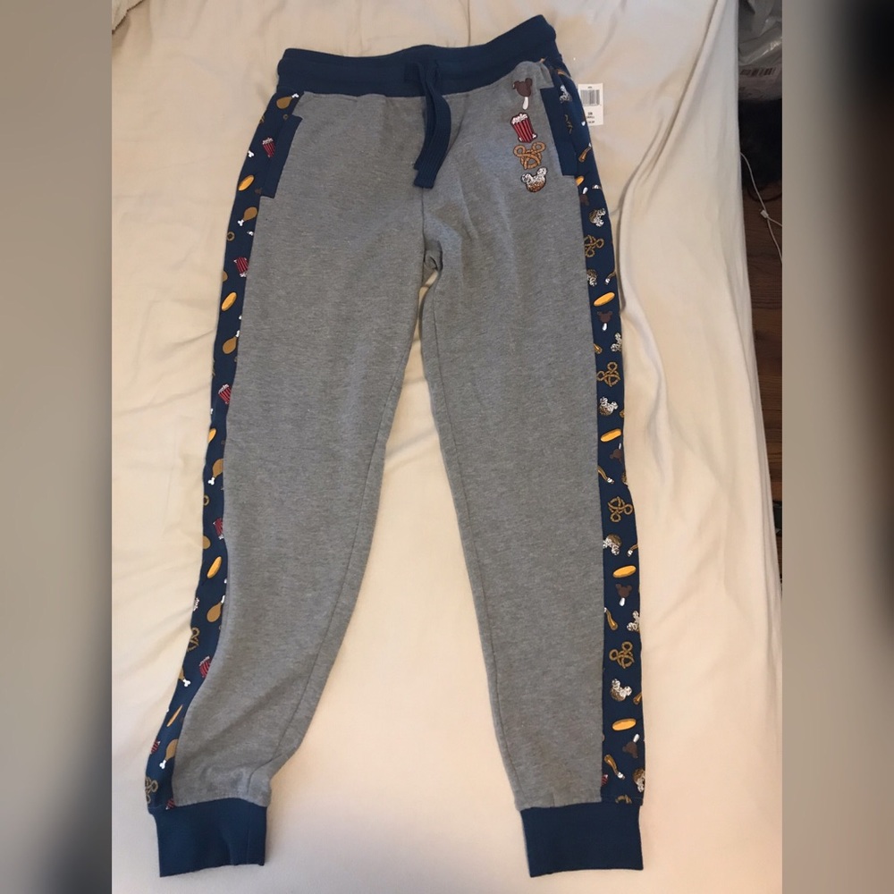 Disney Parks Food Icon Jogger Pants NWT